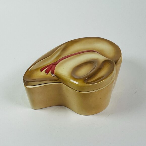 Vintage Home Presents Western Shaped Cowboy Hat 2 QT Baking Dish with Lid Decor - Picture 4 of 7